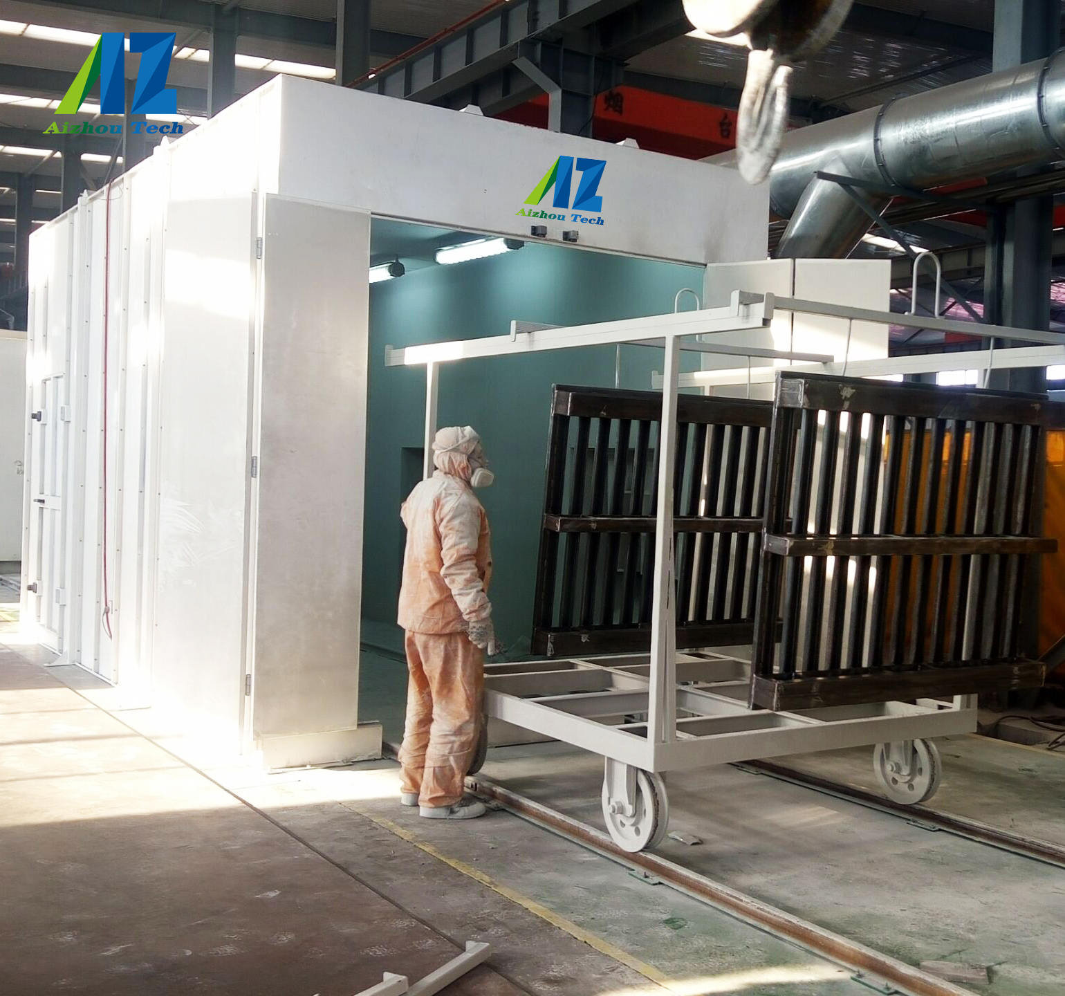 Manul Powder Coating Spray Booth